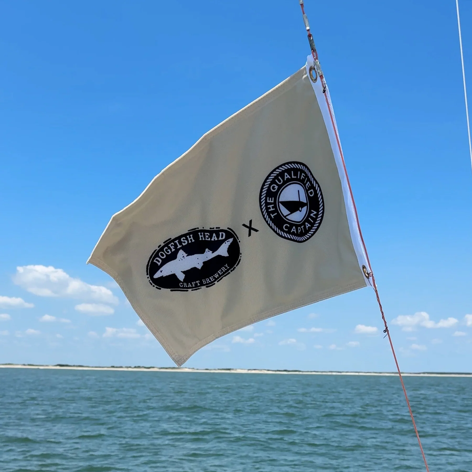 Dogfish Head x Qualified Captain Boat Flag - Image 3