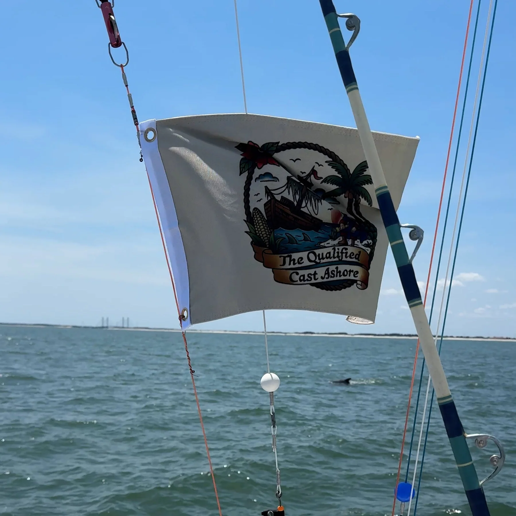 Dogfish Head x Qualified Captain Boat Flag - Image 4