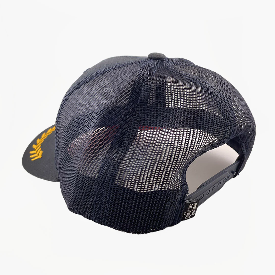 Embroidered Patch Captain Hat - Image 4