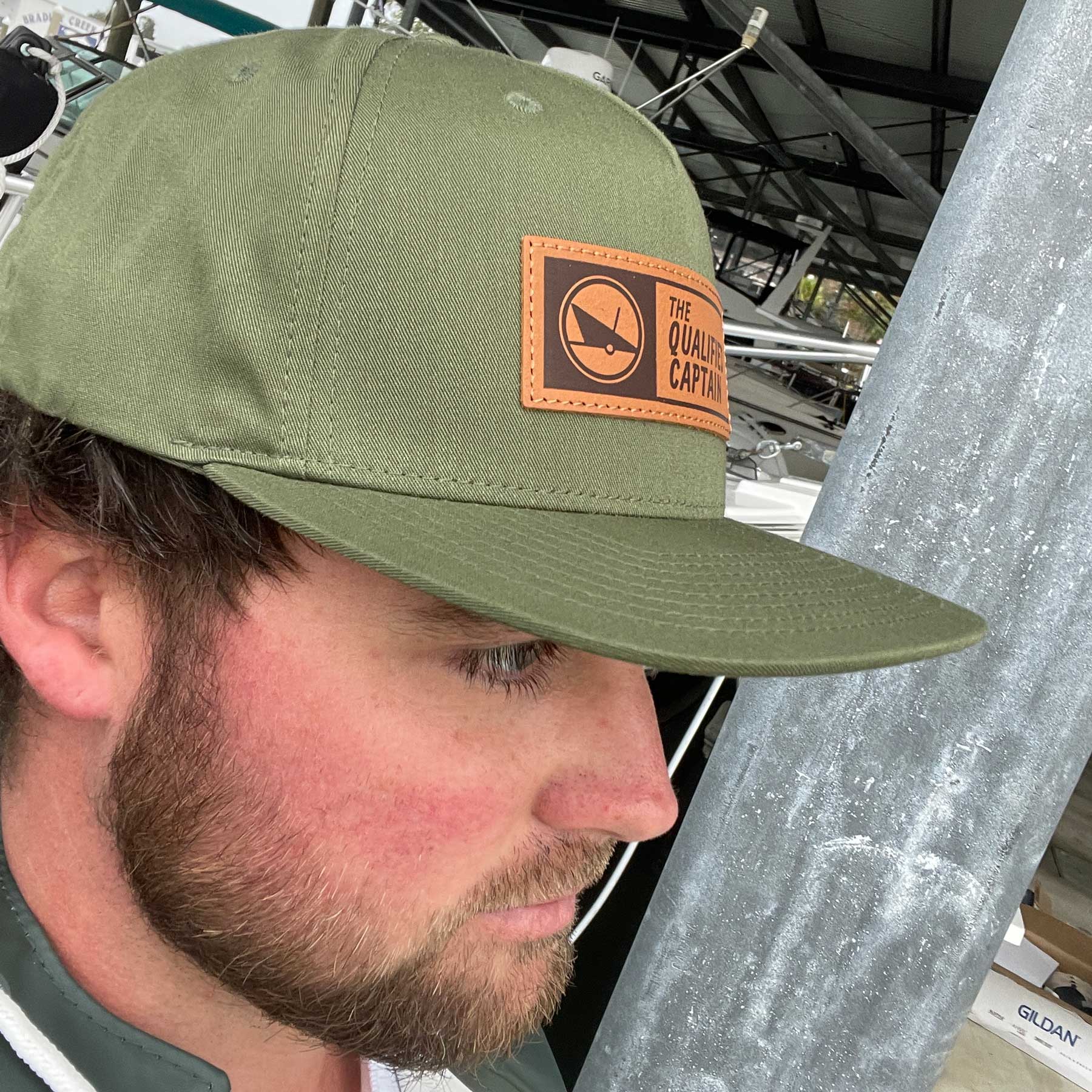 Maritime Leather Patch Mid-Profile Hat - Image 5