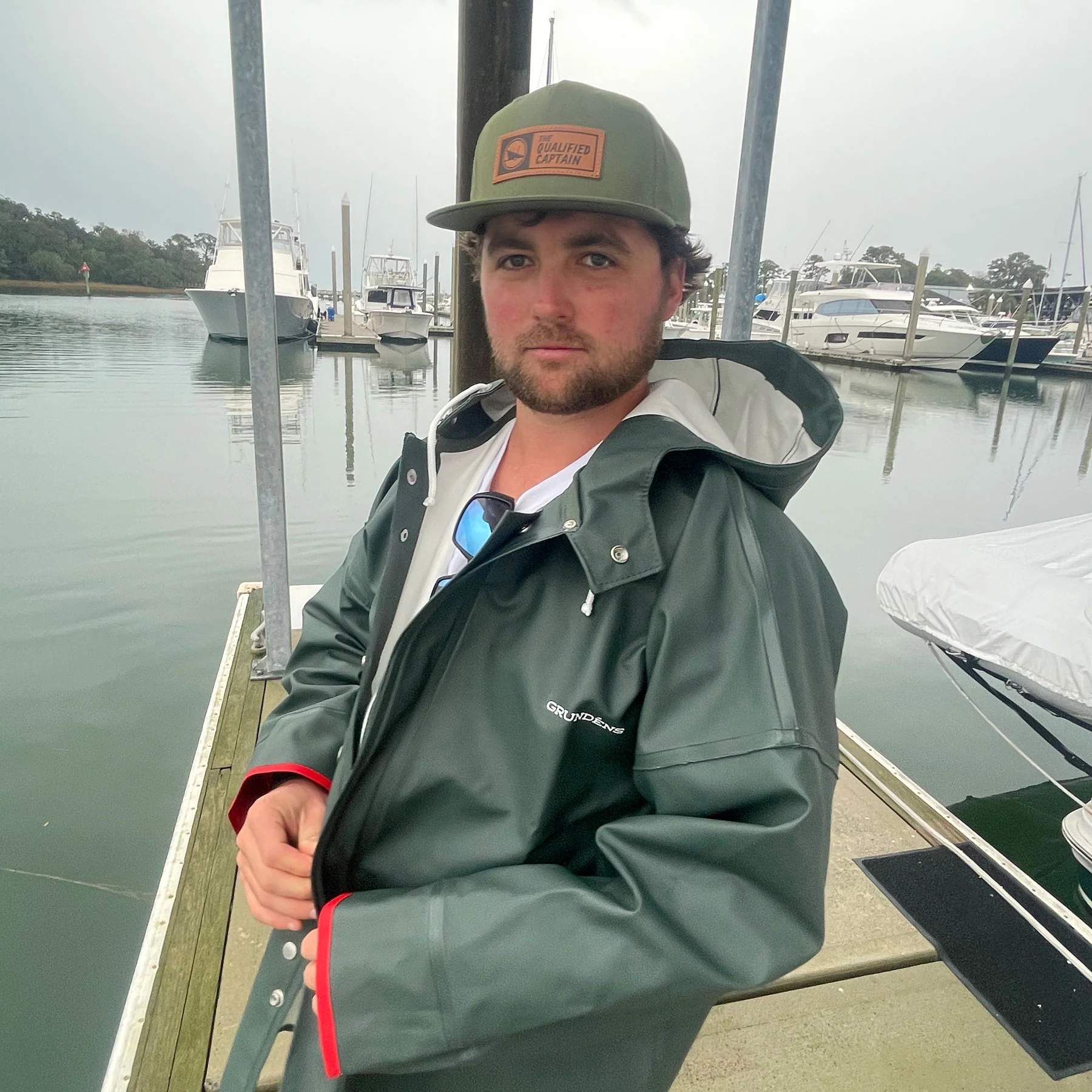 Maritime Leather Patch Mid-Profile Hat - Image 6