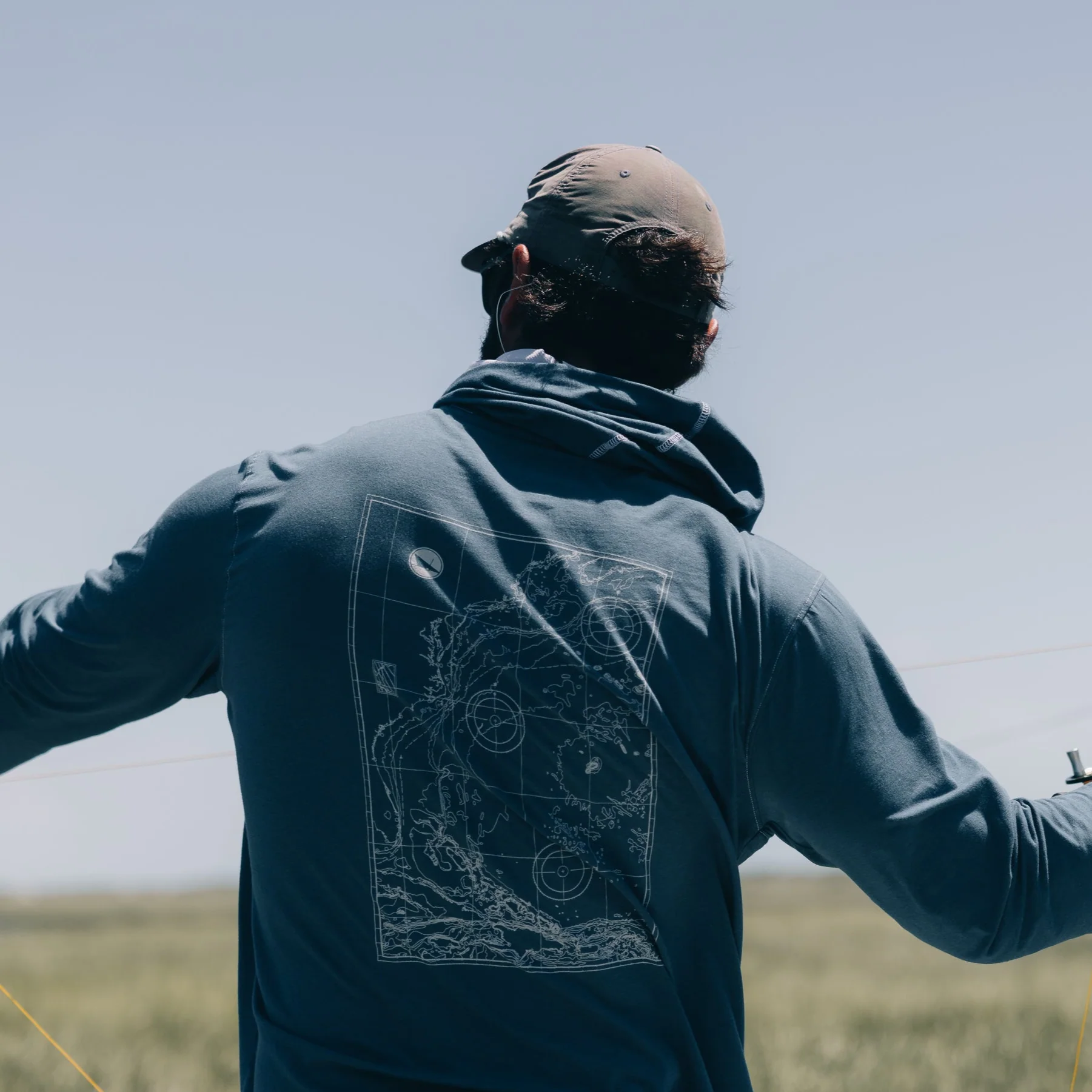 Nav Chart Premium Performance Hoodie - Image 7