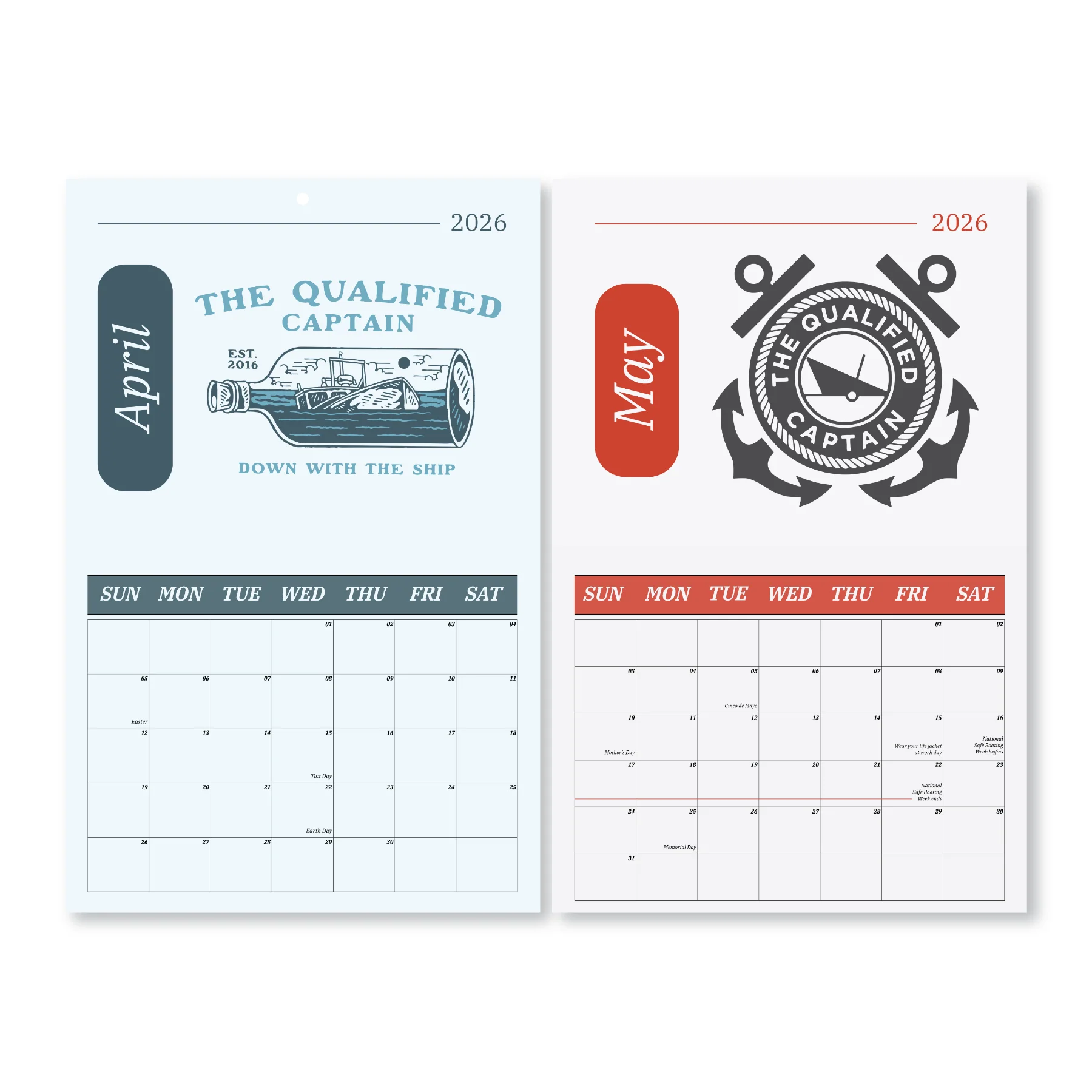 Qualified 2026 Wall Calendar - Image 3