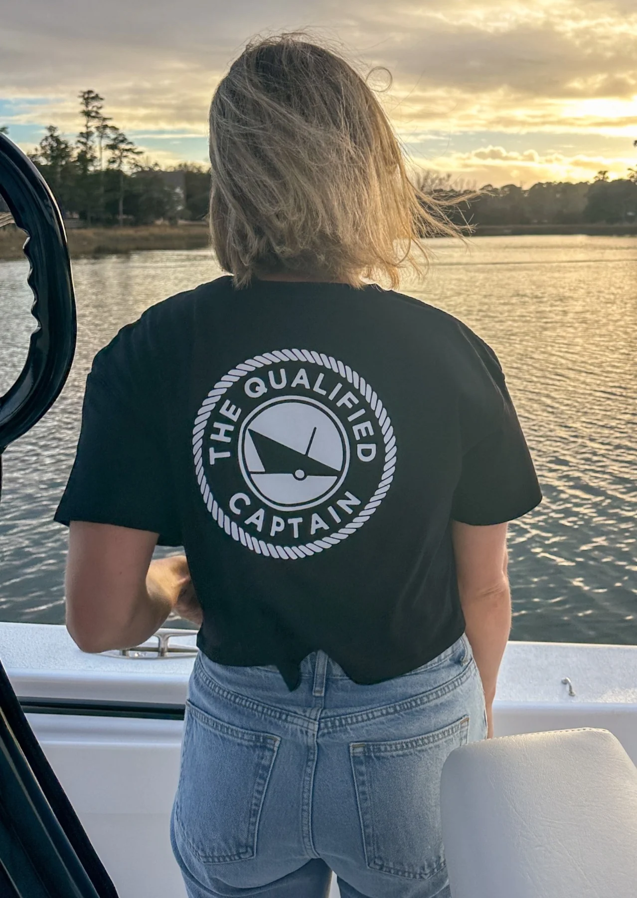 TQC Black Crop Tee - Image 3