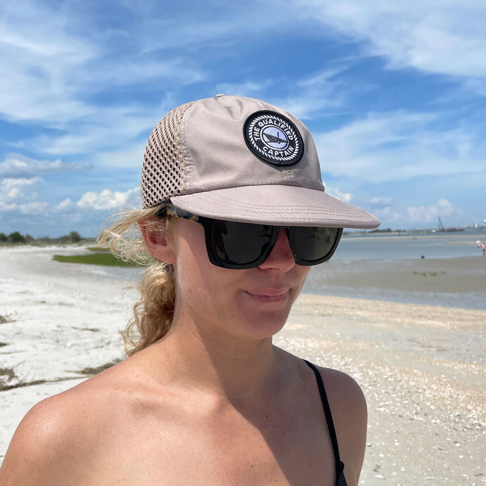 TQC Embroidered Patch Tech Mesh Hats - Image 4