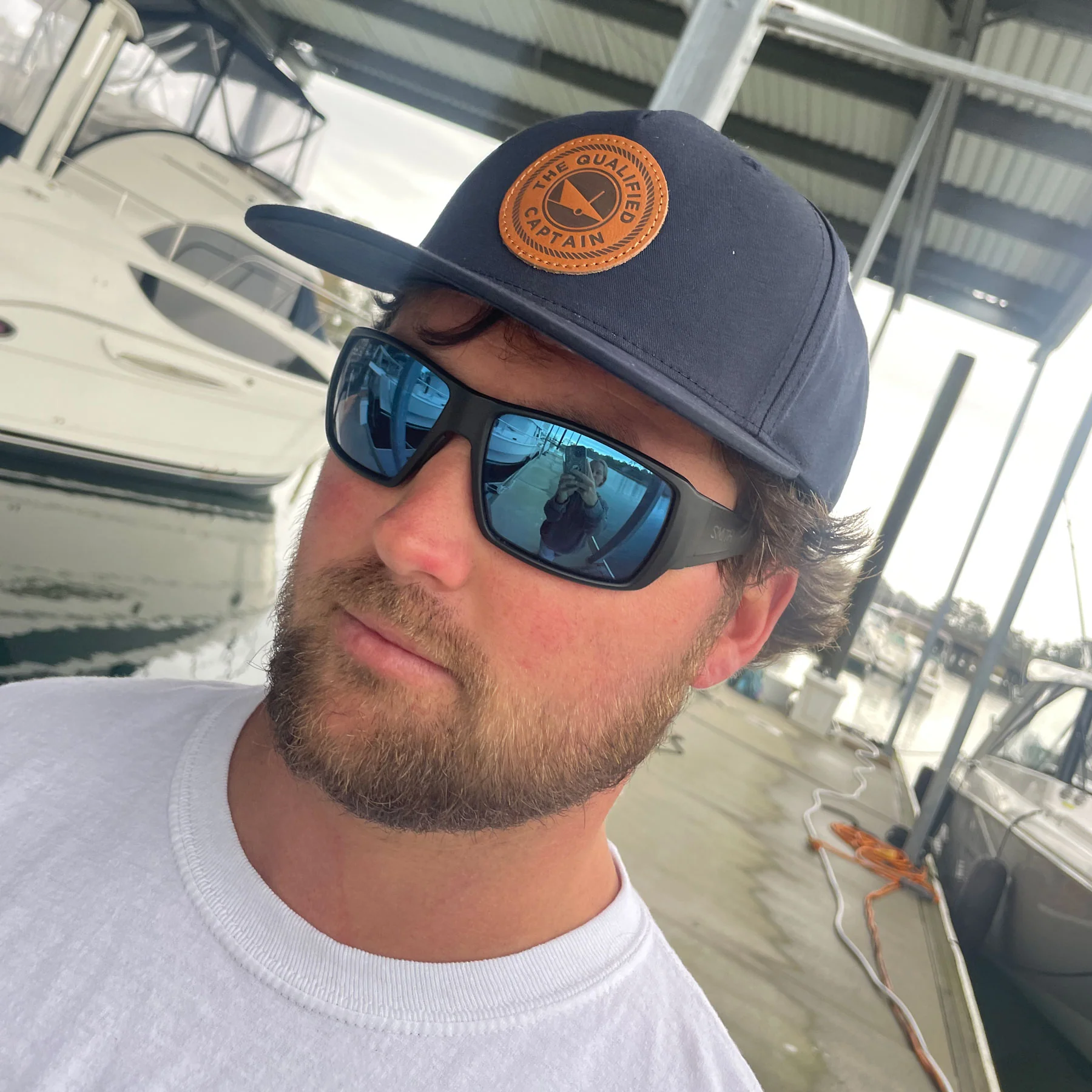 TQC Leather Patch Mid-Profile Hat - Image 5