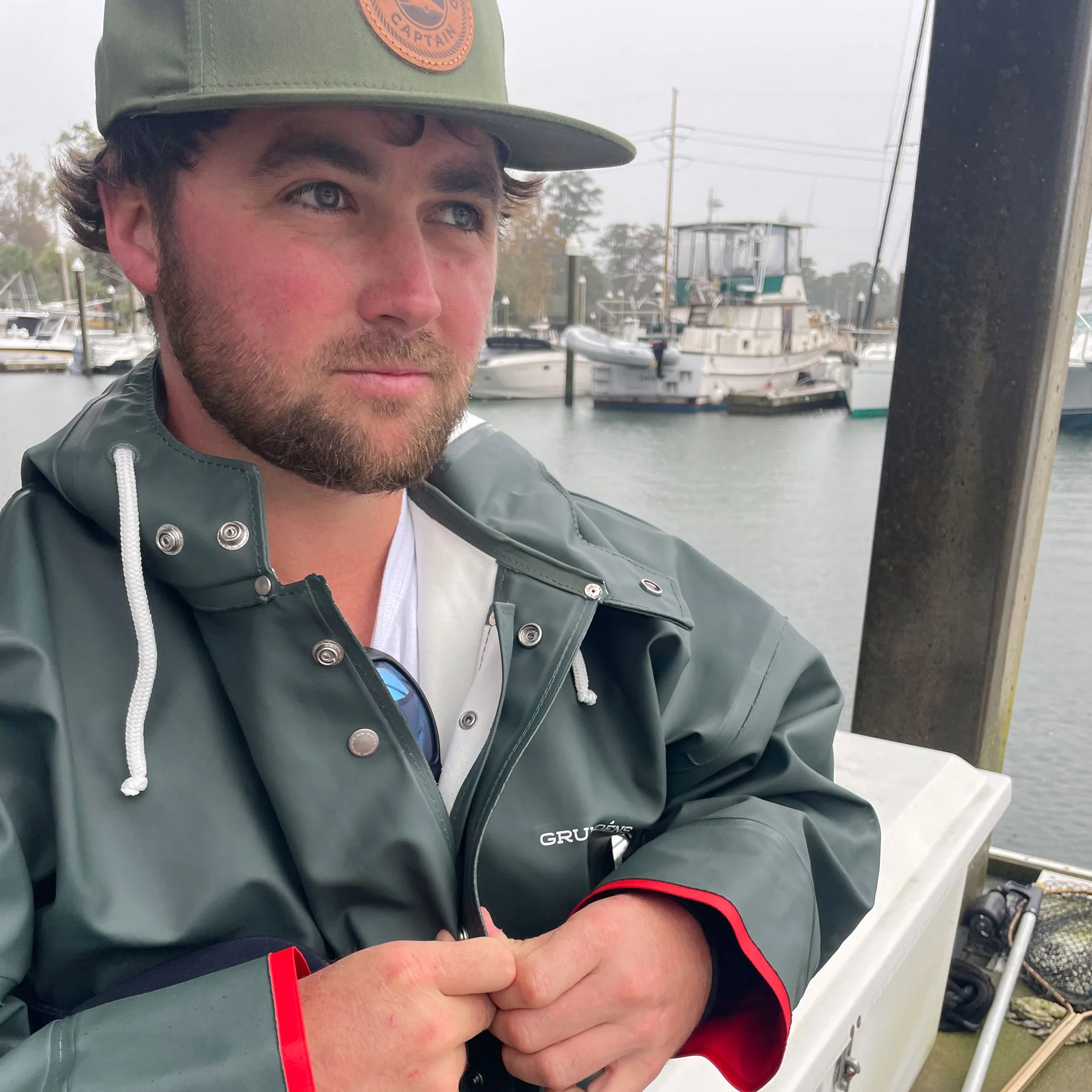 TQC Leather Patch Mid-Profile Hat - Image 8