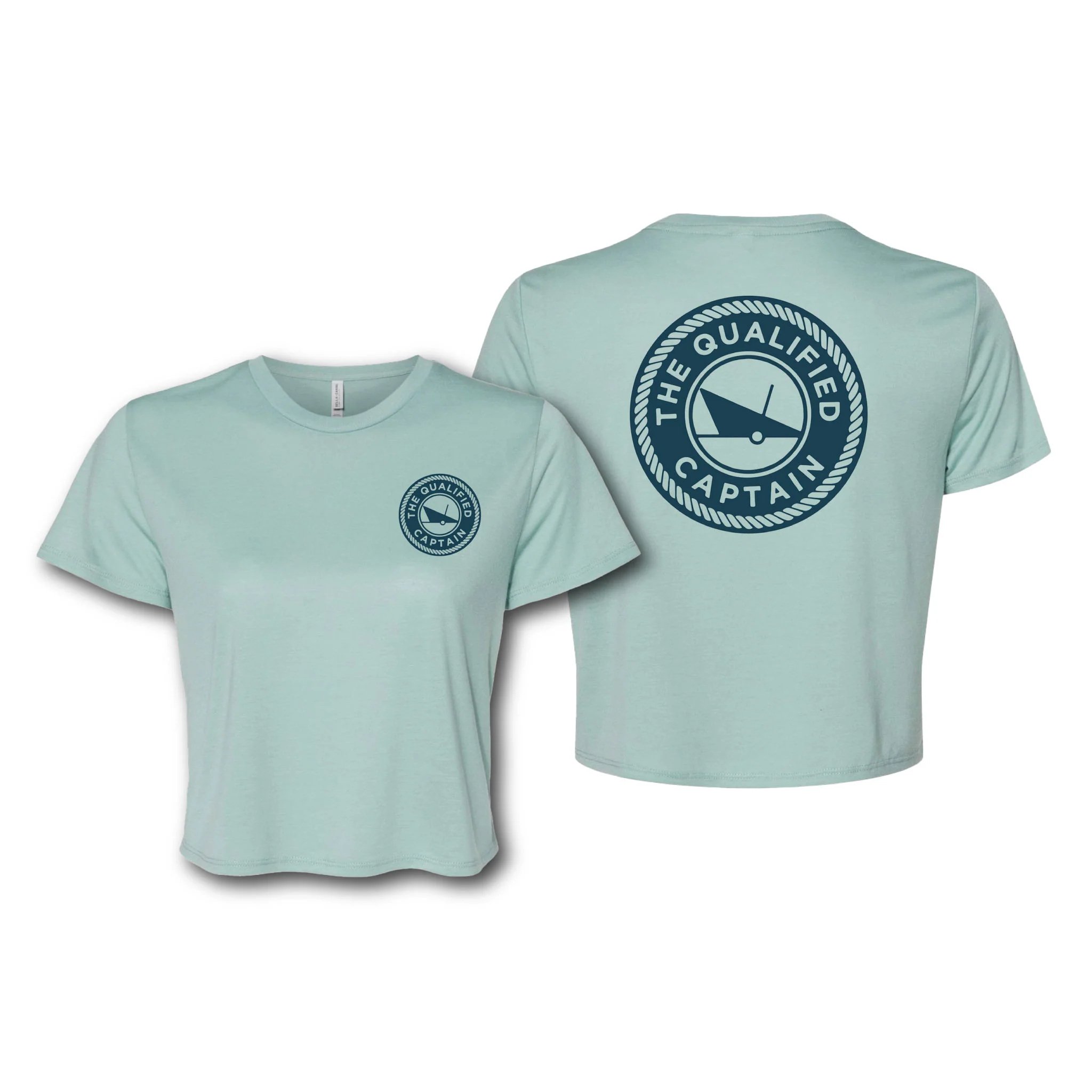 Womens Crop Flowy Tee - Image 3