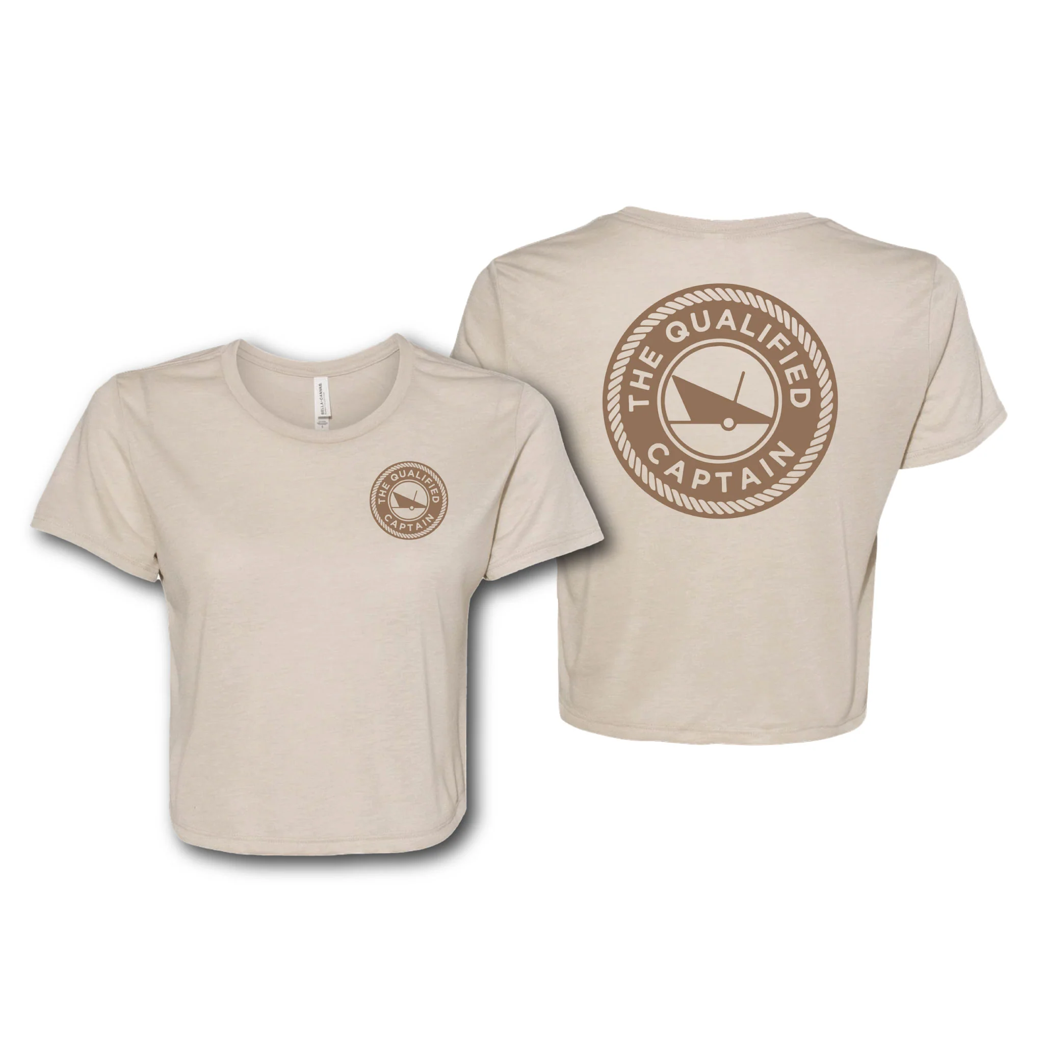 Womens Crop Flowy Tee - Image 4